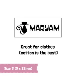Clothing Labels (Size S) - Iron On