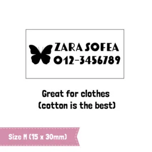 Clothing Labels (Size M) - Iron On