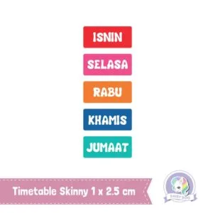 [NEW] Timetable Name Labels - Skinny