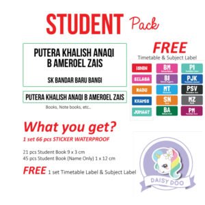 [NEW] Student Pack Free Timetable & Subject