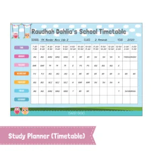 Study Planner (Timetable)