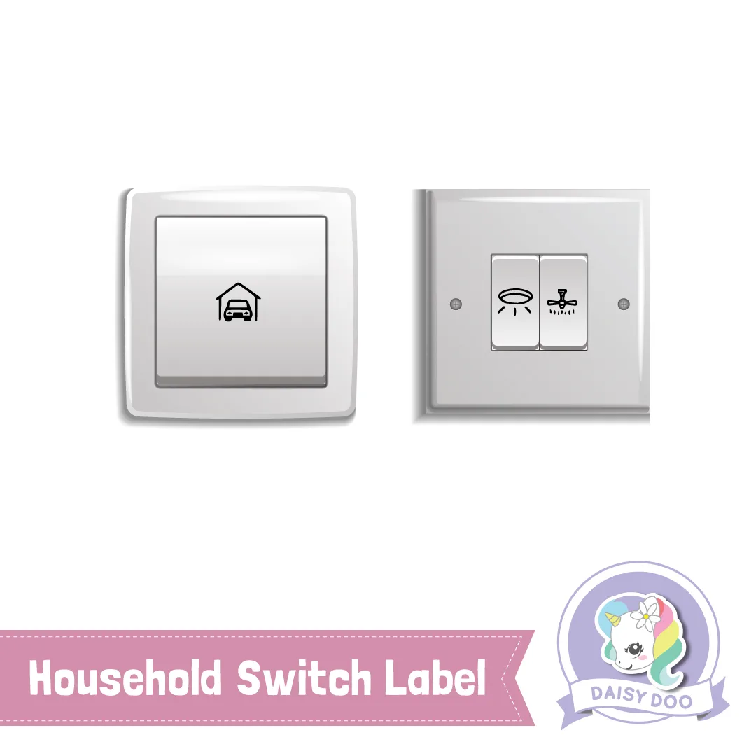 Household Switch Labels