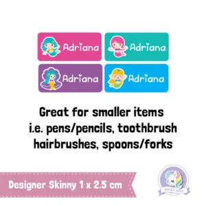 Designer Skinny Name Labels